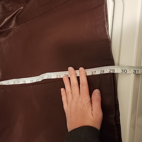 SZ 6 ETIENNE AIGNER LEATHER JACKET, BROWN. GREAT SHAPE - Picture 15 of 15